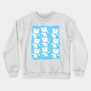 Smiling Polar Bears Crewneck Sweatshirt